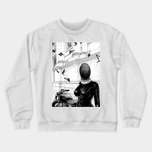 asc 1067 - L'âge de la déraison (Strangeness filled shell) Crewneck Sweatshirt by apolloniasaintclair